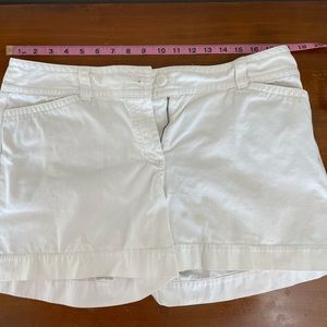 Loft white shorts